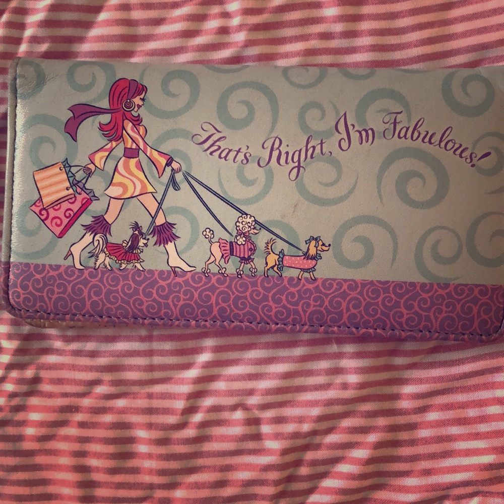 Sassy wallet/checkbook